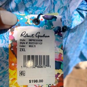 Robert Graham Long Sleeve Button Front Shirt